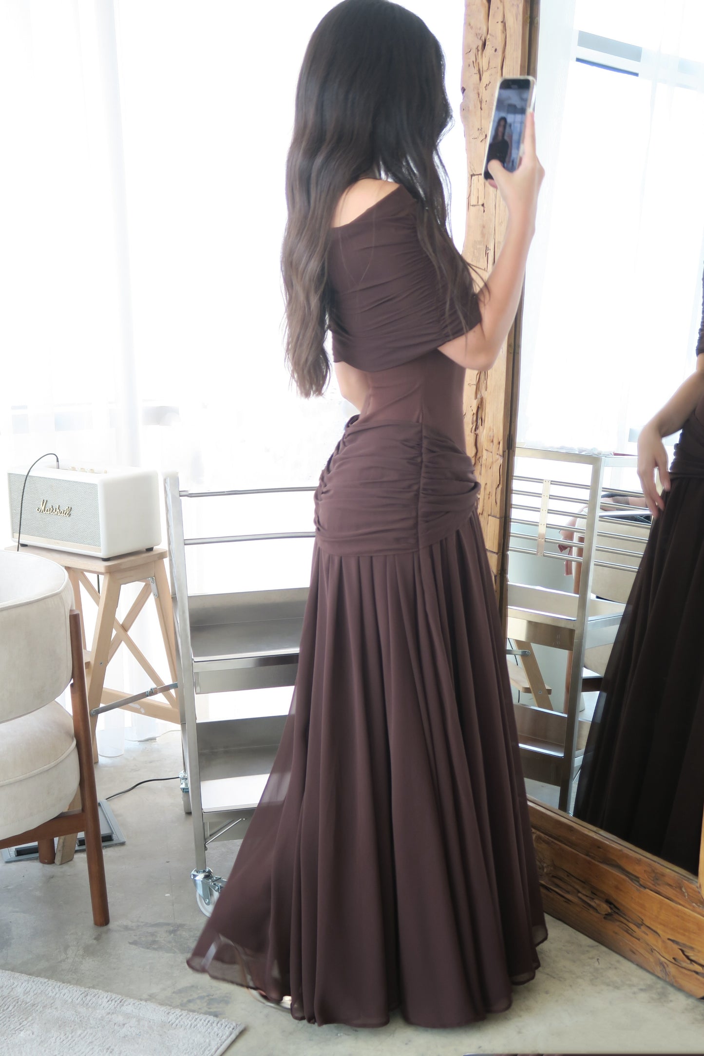 Gisele burgundy