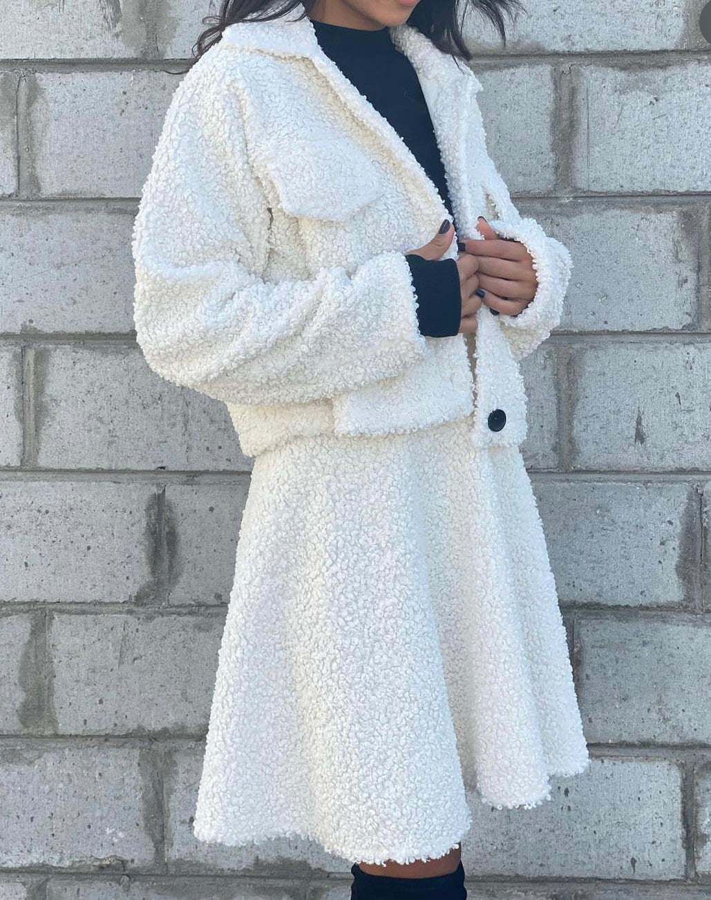 The Teddy Set white