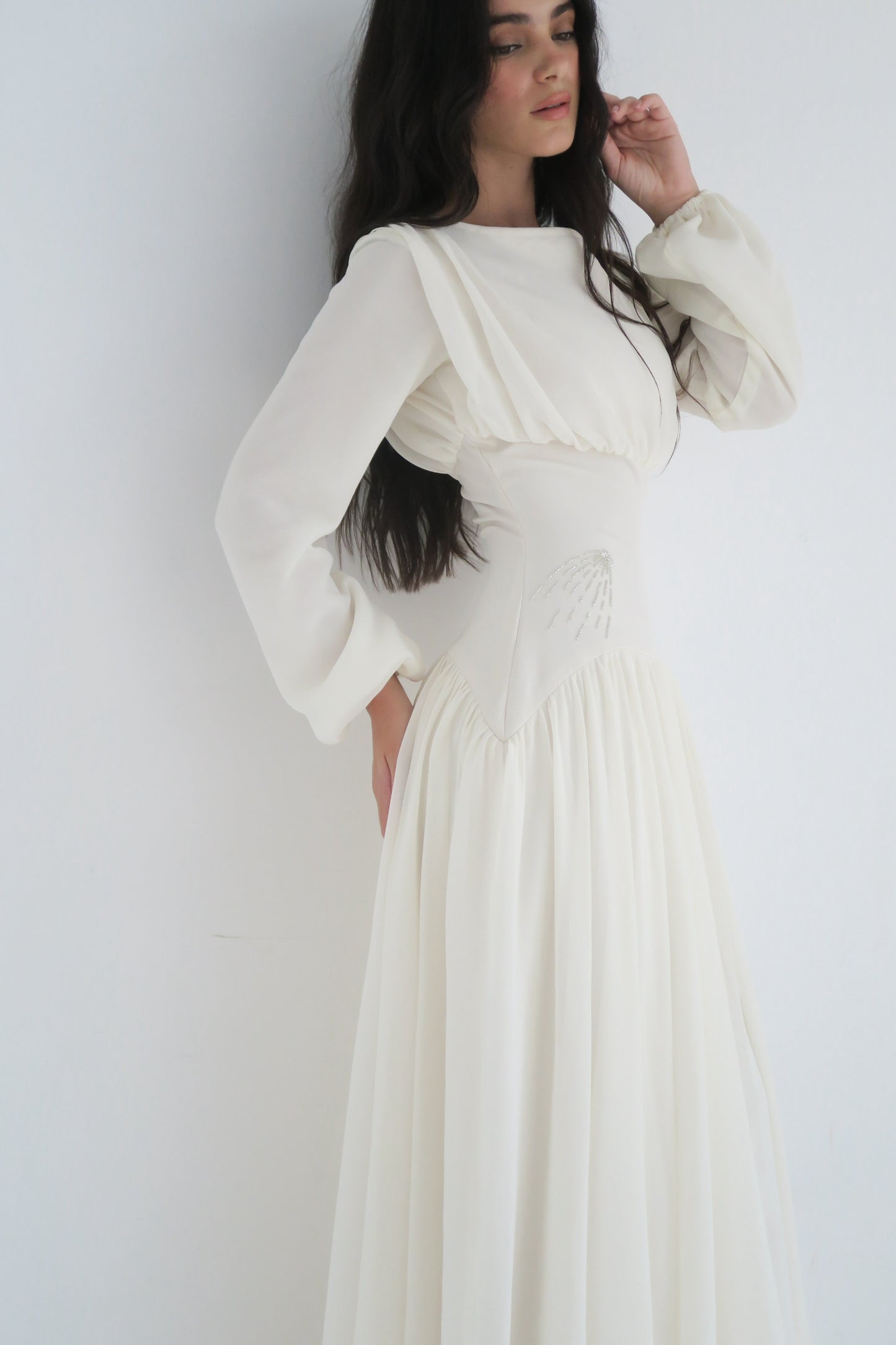 Maia cream (long sleeves)