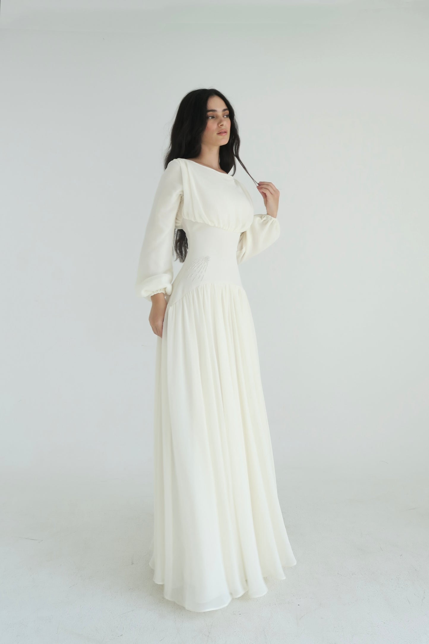 Maia cream (long sleeves)