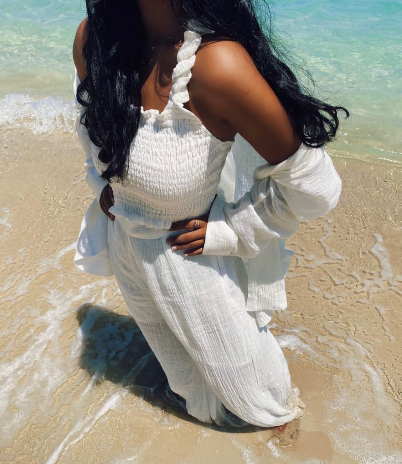 The Caia Set white