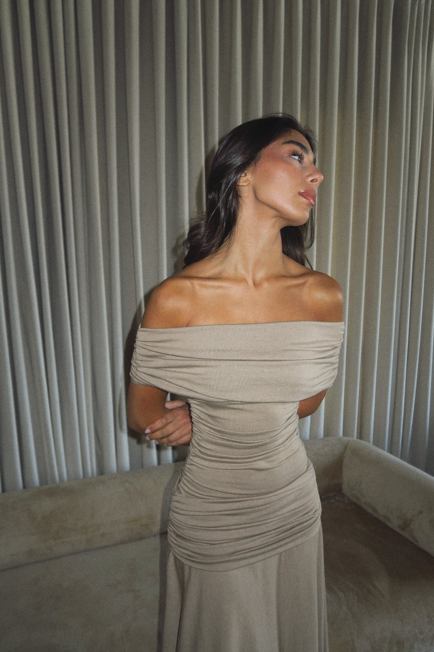Liana in Taupe