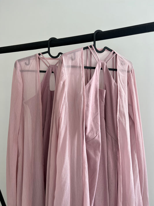 Midnight set in blush