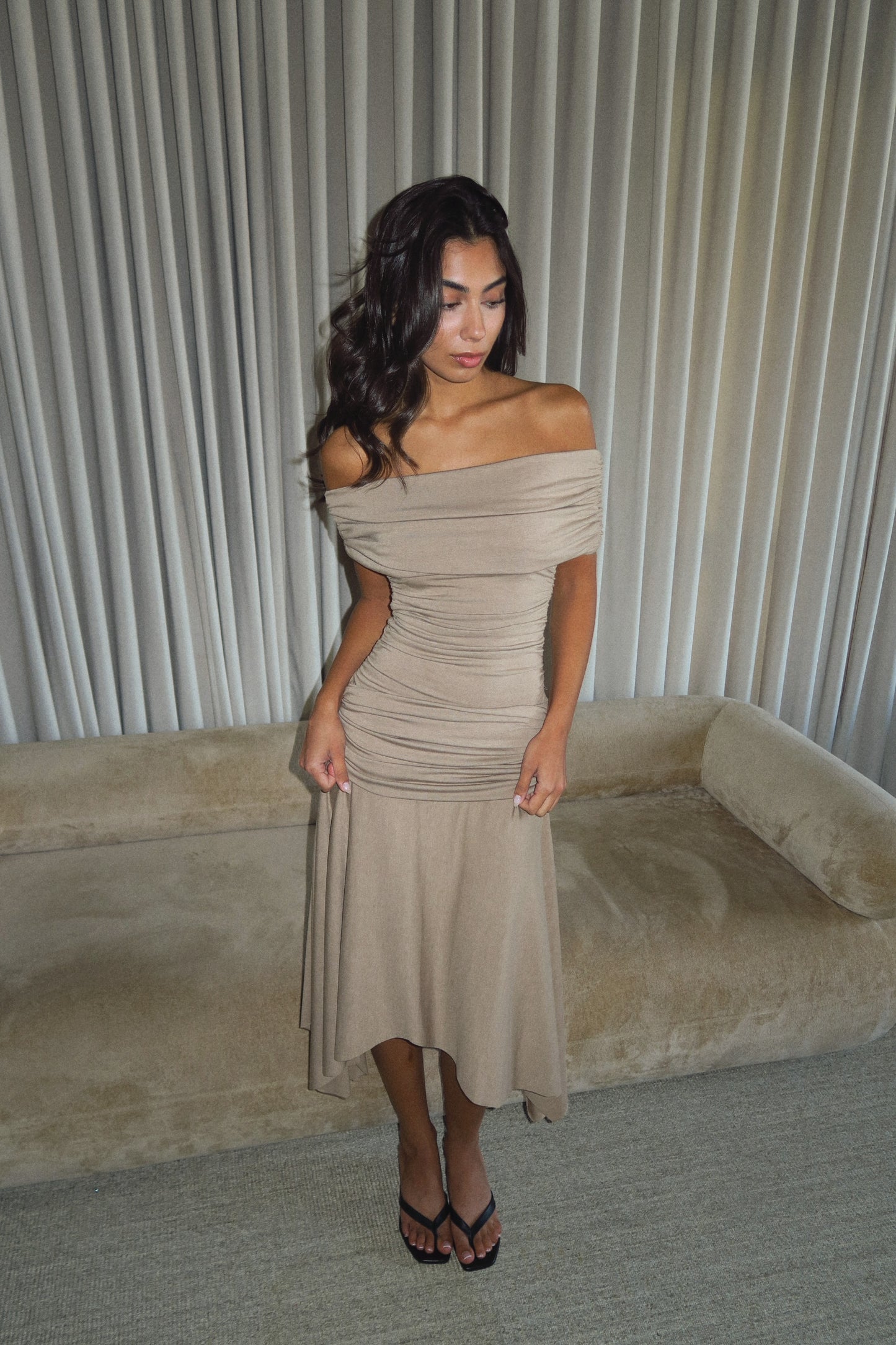 Liana in Taupe