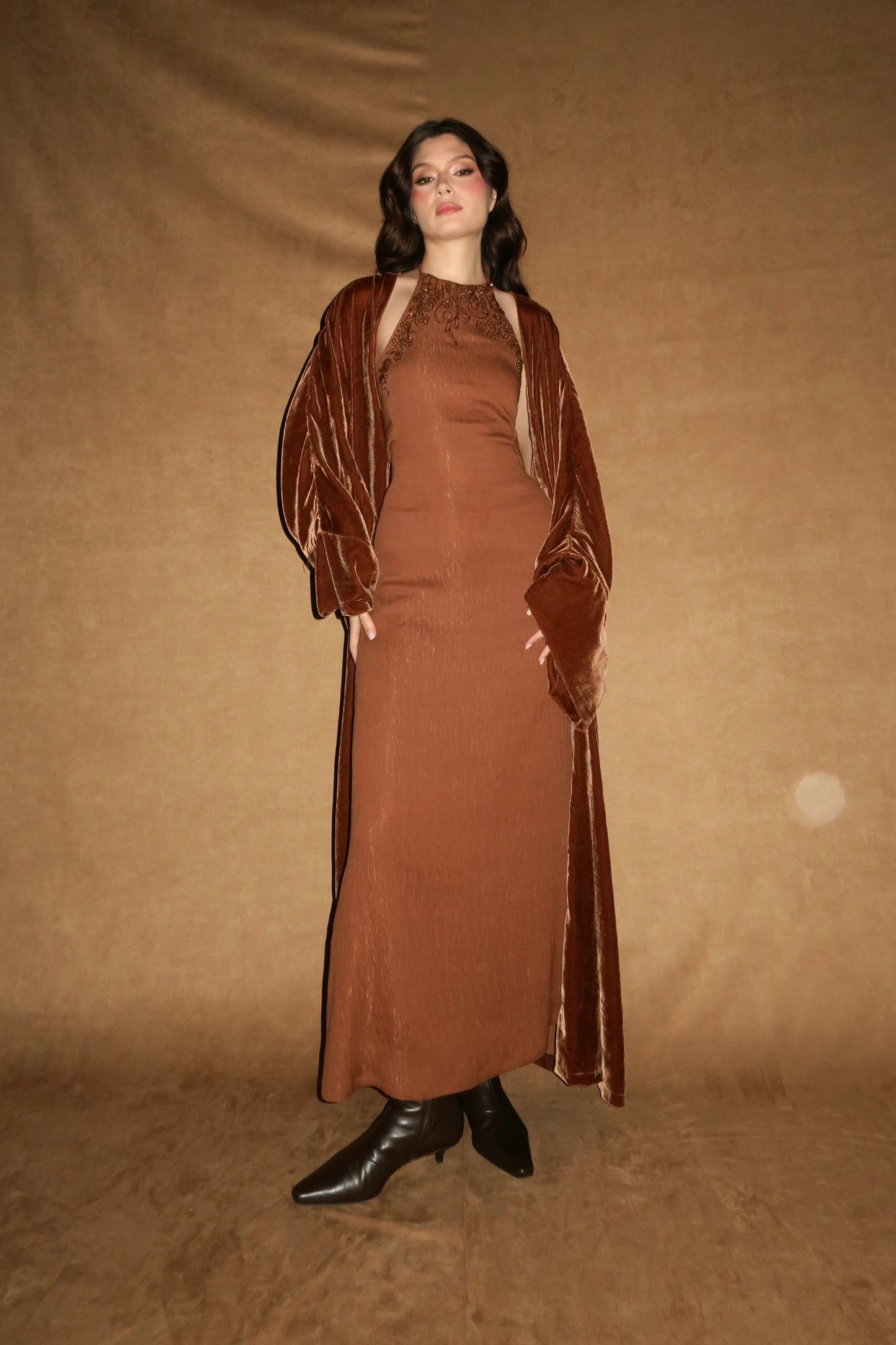 Daliya in terracotta
